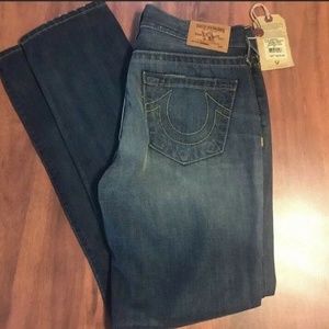 NWT True Religion Brianna Core Boyfriend Jeans 27